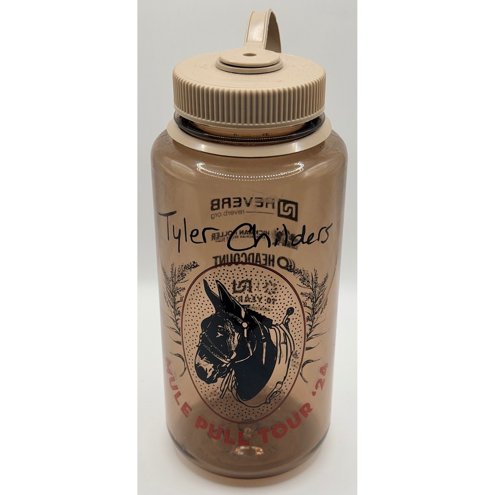 Tyler Childers Mule Pull Tour 2024 Nalgene Water Bottle 32oz